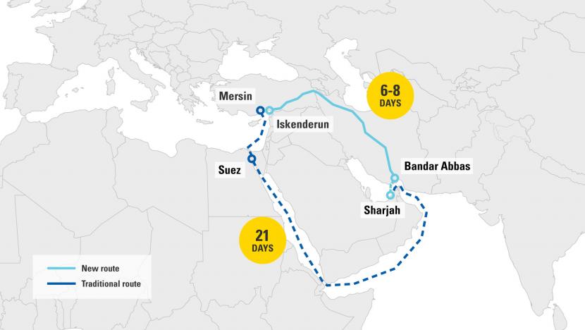 New UAE Turkey TIR trade route two thirds faster than by sea IRU